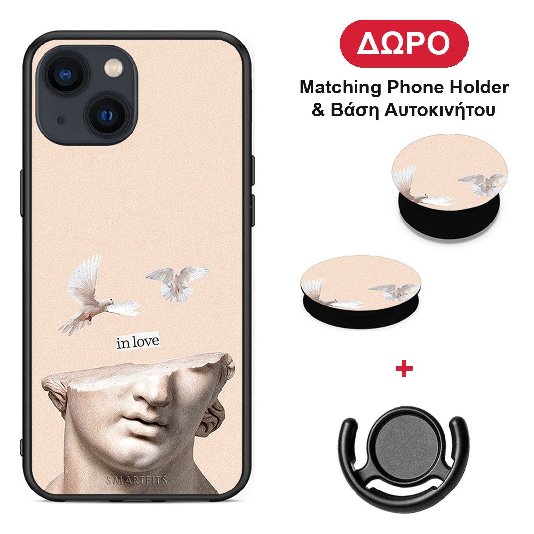 In Love - iPhone 13 Mini θήκη + Δώρο Phone Holder & Βάση Αυτοκινήτου