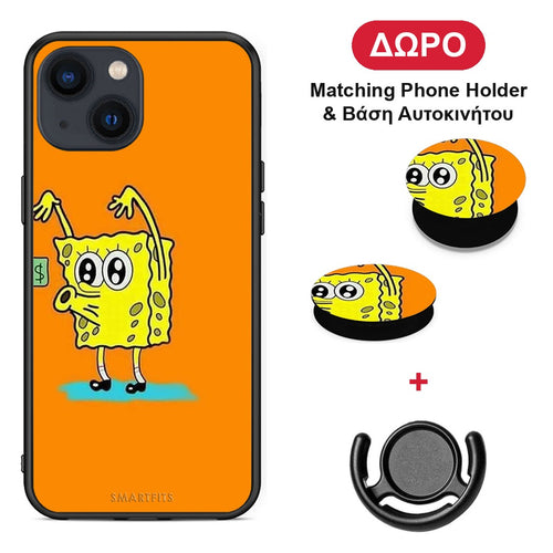 No Money 2 - iPhone 13 Mini θήκη + Δώρο Phone Holder & Βάση Αυτοκινήτου