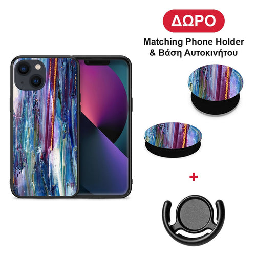 Paint Winter - iPhone 13 θήκη + Δώρο Phone Holder & Βάση Αυτοκινήτου