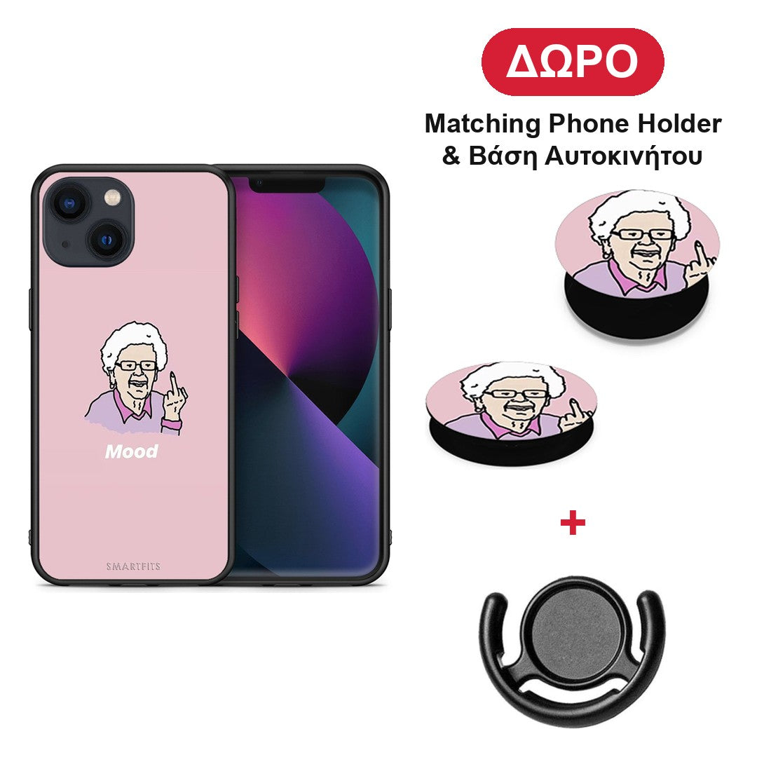 PopArt Mood - iPhone 13 θήκη + Δώρο Phone Holder & Βάση Αυτοκινήτου