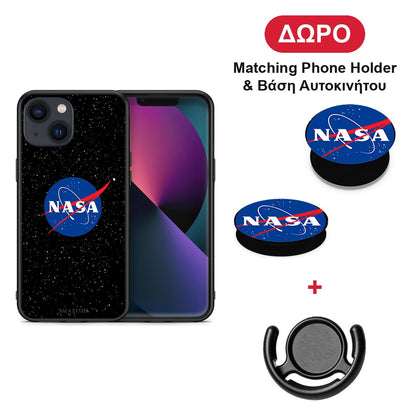 PopArt NASA - iPhone 13 θήκη + Δώρο Phone Holder & Βάση Αυτοκινήτου