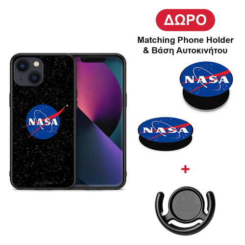 PopArt NASA - iPhone 13 θήκη + Δώρο Phone Holder & Βάση Αυτοκινήτου