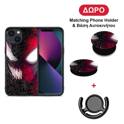 PopArt SpiderVenom - iPhone 13 θήκη + Δώρο Phone Holder & Βάση Αυτοκινήτου