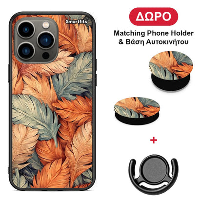 Autumn Leaves - iPhone 13 Pro θήκη + Δώρο Phone Holder & Βάση Αυτοκινήτου