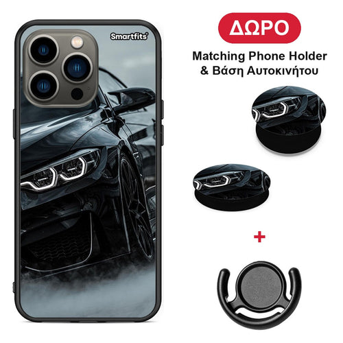 Black BMW - iPhone 13 Pro θήκη + Δώρο Phone Holder & Βάση Αυτοκινήτου