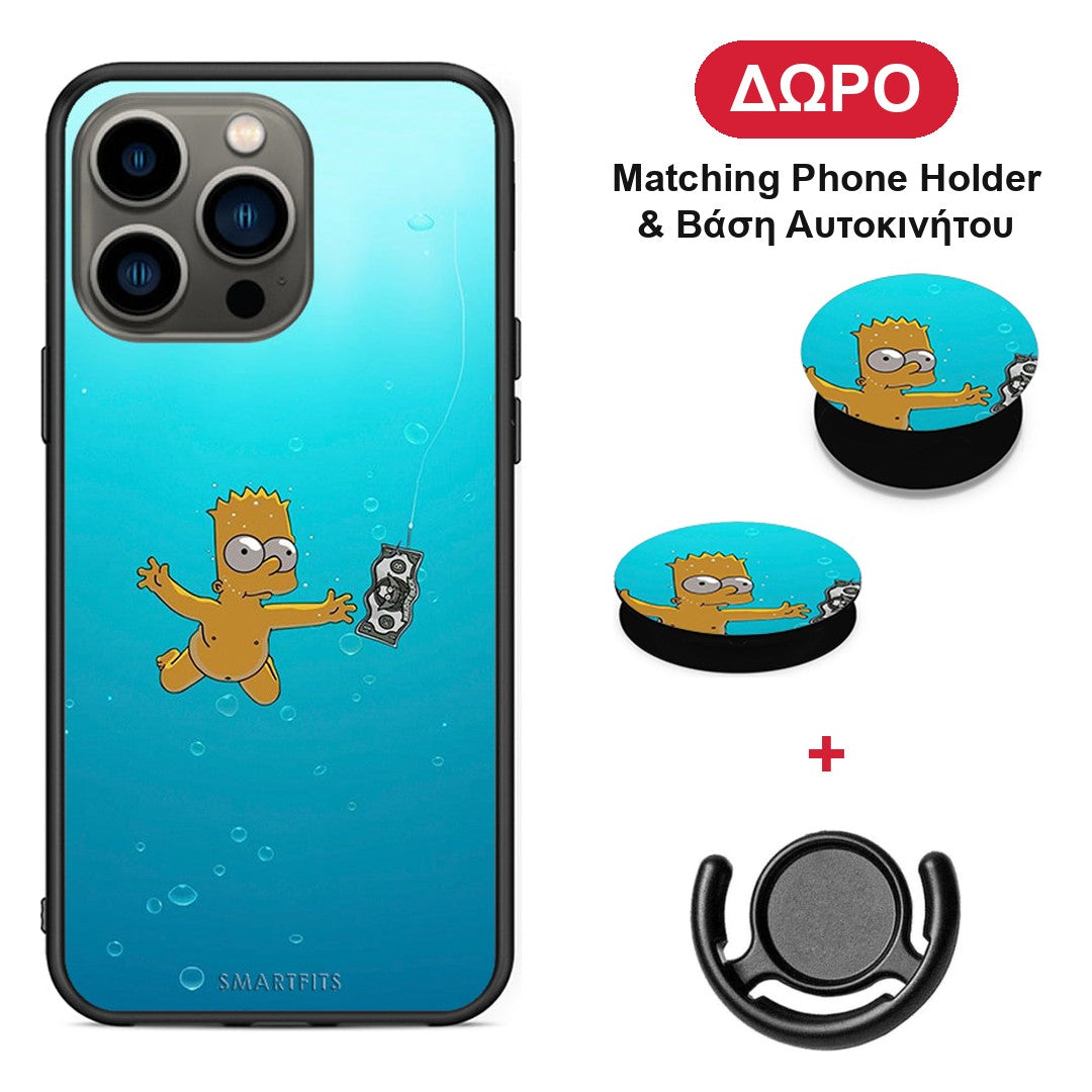 Chasing Money - iPhone 13 Pro θήκη + Δώρο Phone Holder & Βάση Αυτοκινήτου