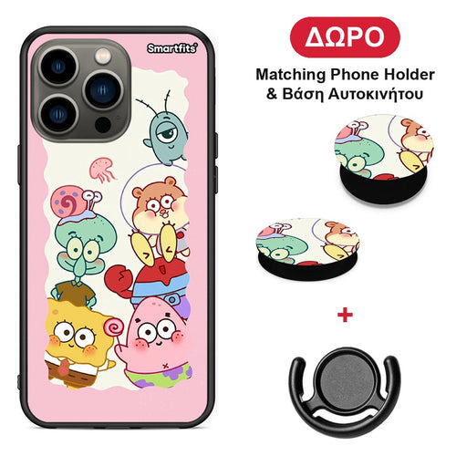 Cute Companion - iPhone 13 Pro θήκη + Δώρο Phone Holder & Βάση Αυτοκινήτου