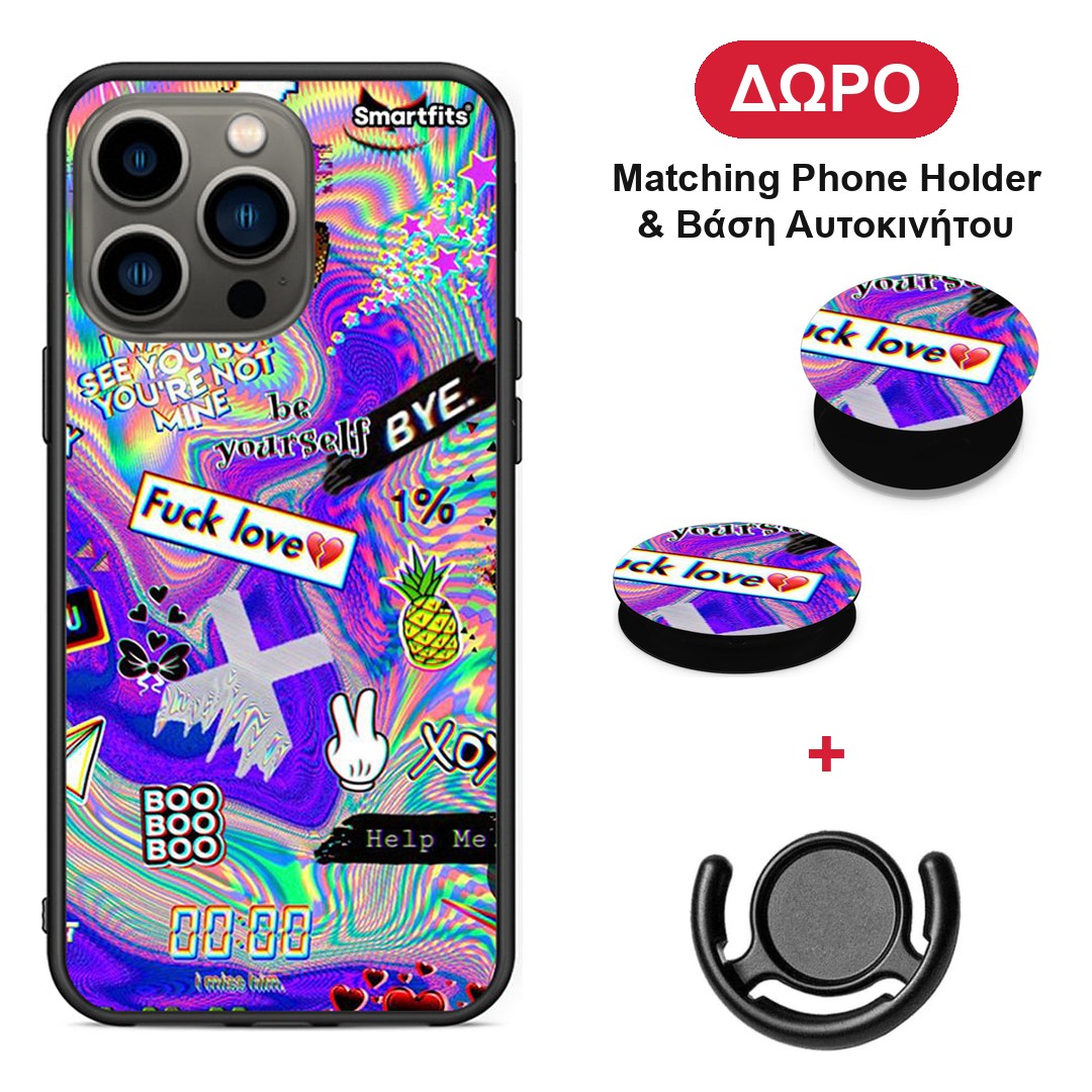 Game Over - iPhone 13 Pro θήκη + Δώρο Phone Holder & Βάση Αυτοκινήτου