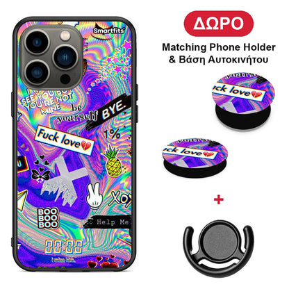 Game Over - iPhone 13 Pro θήκη + Δώρο Phone Holder & Βάση Αυτοκινήτου