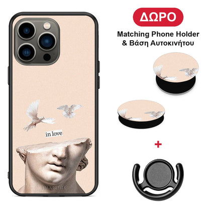 In Love - iPhone 13 Pro θήκη + Δώρο Phone Holder & Βάση Αυτοκινήτου