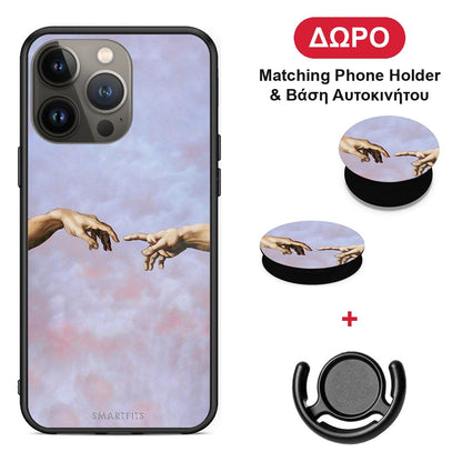 Adam Hand - iPhone 13 Pro Max θήκη + Δώρο Phone Holder & Βάση Αυτοκινήτου
