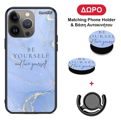 Be Yourself - iPhone 13 Pro Max θήκη + Δώρο Phone Holder & Βάση Αυτοκινήτου