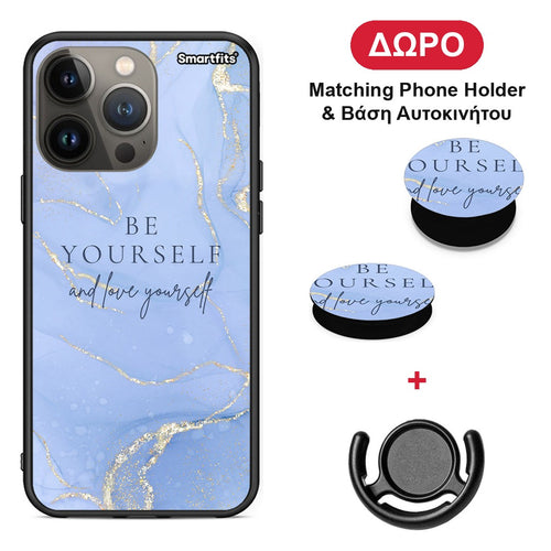 Be Yourself - iPhone 13 Pro Max θήκη + Δώρο Phone Holder & Βάση Αυτοκινήτου