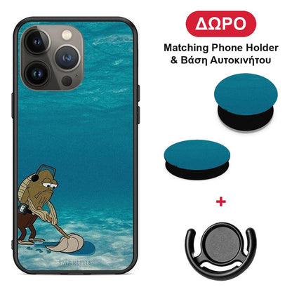 Clean The Ocean - iPhone 13 Pro Max θήκη + Δώρο Phone Holder & Βάση Αυτοκινήτου
