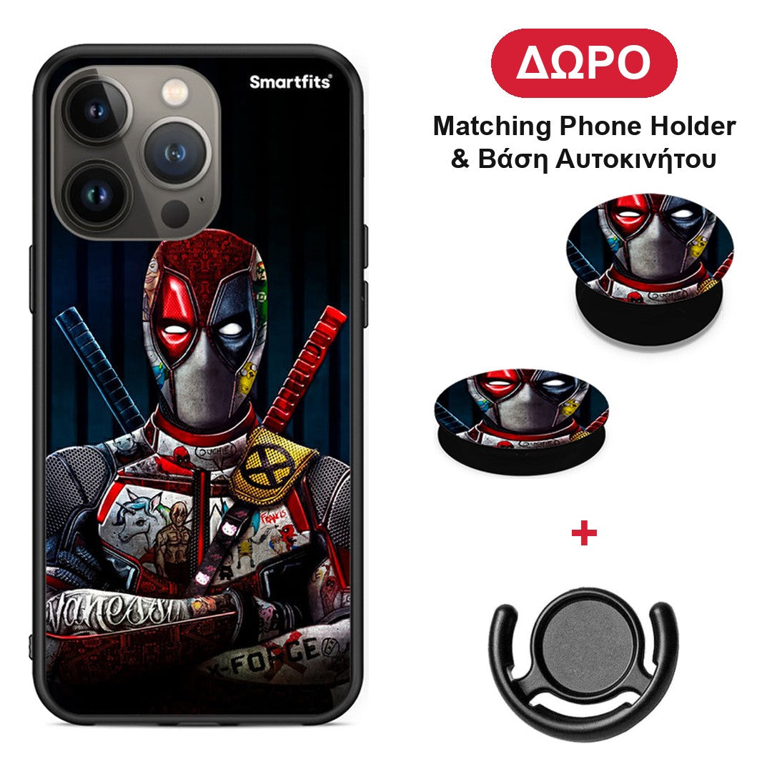 Funny Guy - iPhone 13 Pro Max θήκη + Δώρο Phone Holder & Βάση Αυτοκινήτου