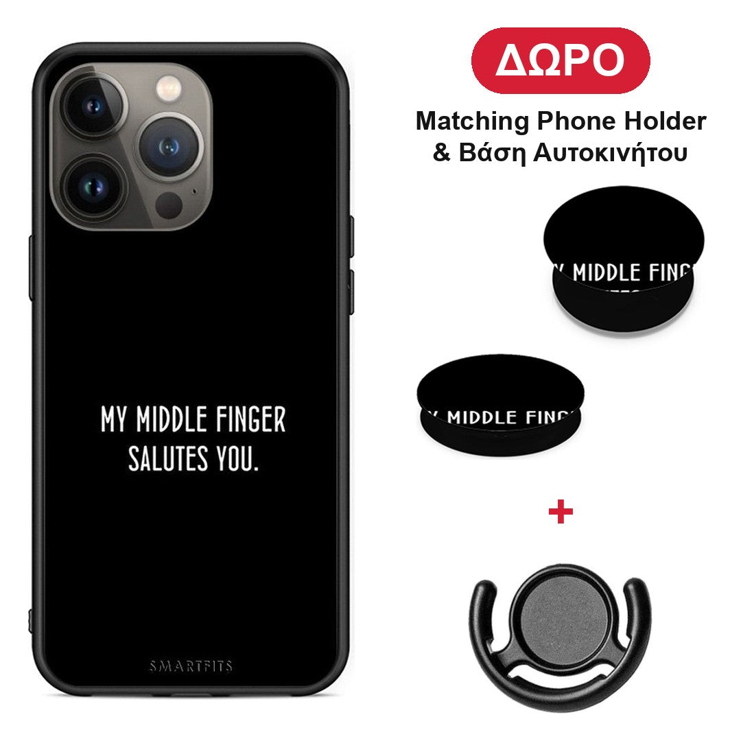 Salute - iPhone 13 Pro Max θήκη + Δώρο Phone Holder & Βάση Αυτοκινήτου