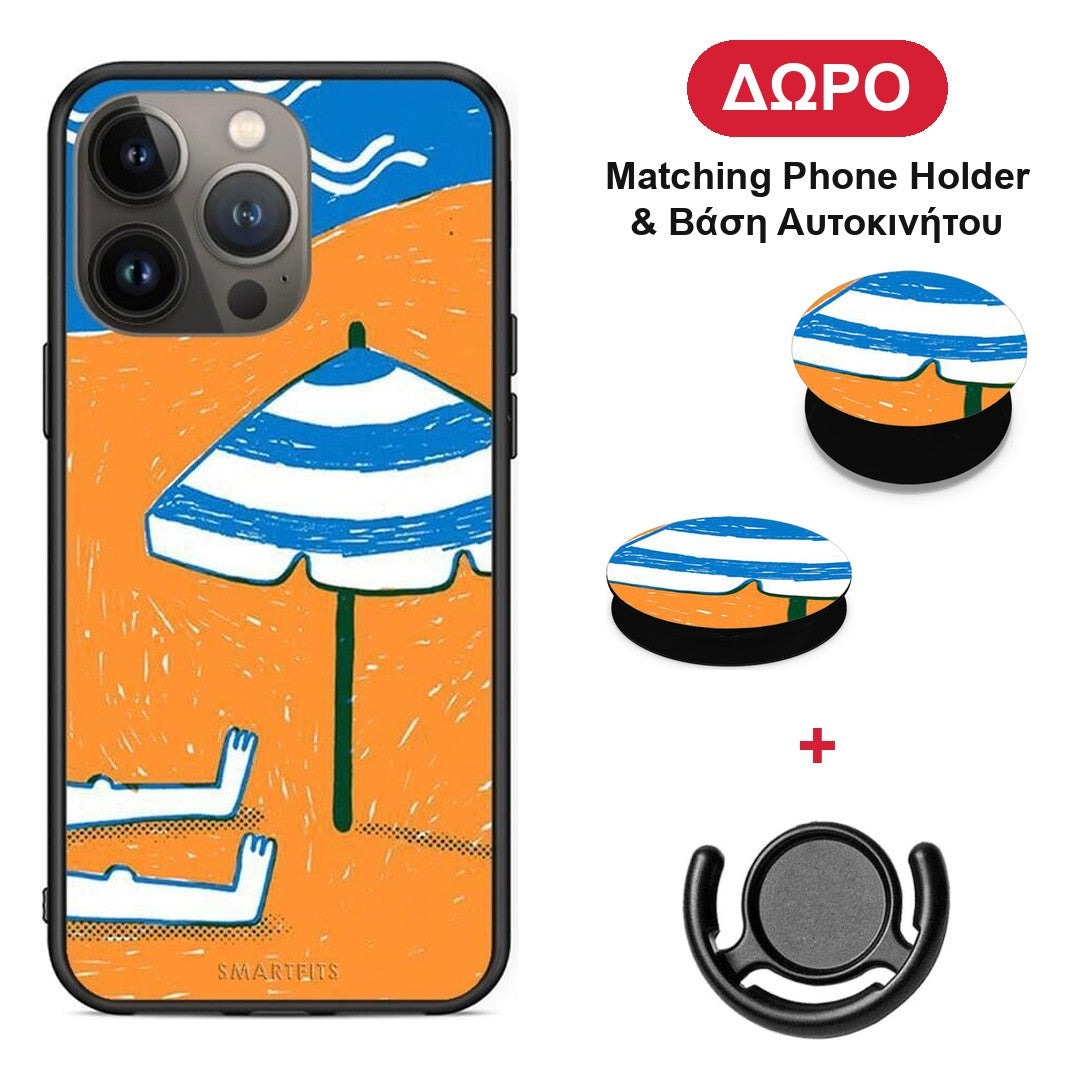 Summering - iPhone 13 Pro Max θήκη + Δώρο Phone Holder & Βάση Αυτοκινήτου
