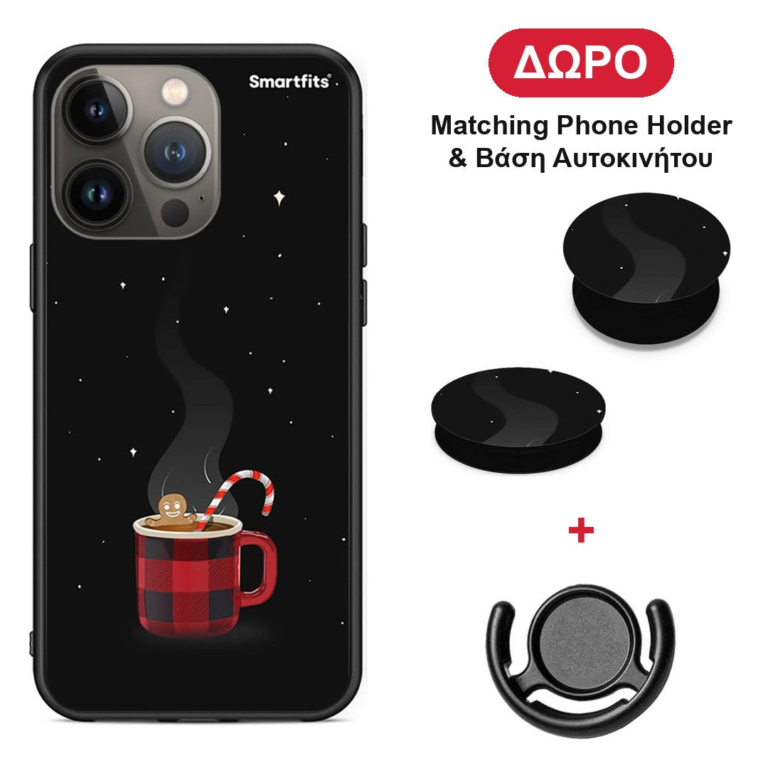 Xmas Bathing - iPhone 13 Pro Max θήκη + Δώρο Phone Holder & Βάση Αυτοκινήτου