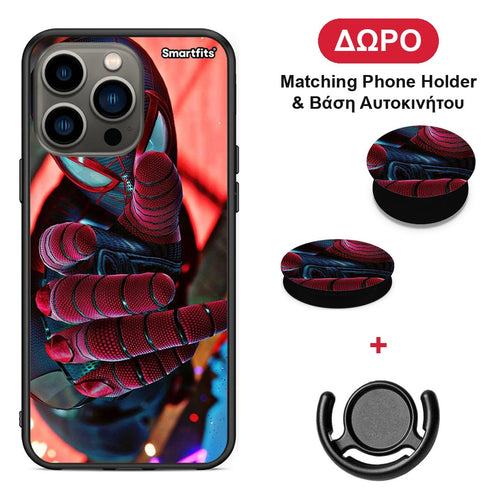 Spider Hand - iPhone 13 Pro θήκη + Δώρο Phone Holder & Βάση Αυτοκινήτου