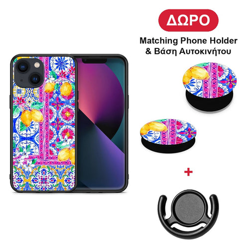 Retro Spring - iPhone 13 θήκη + Δώρο Phone Holder & Βάση Αυτοκινήτου