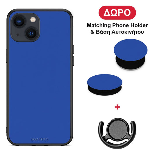Royal Blue - iPhone 13 θήκη + Δώρο Phone Holder & Βάση Αυτοκινήτου