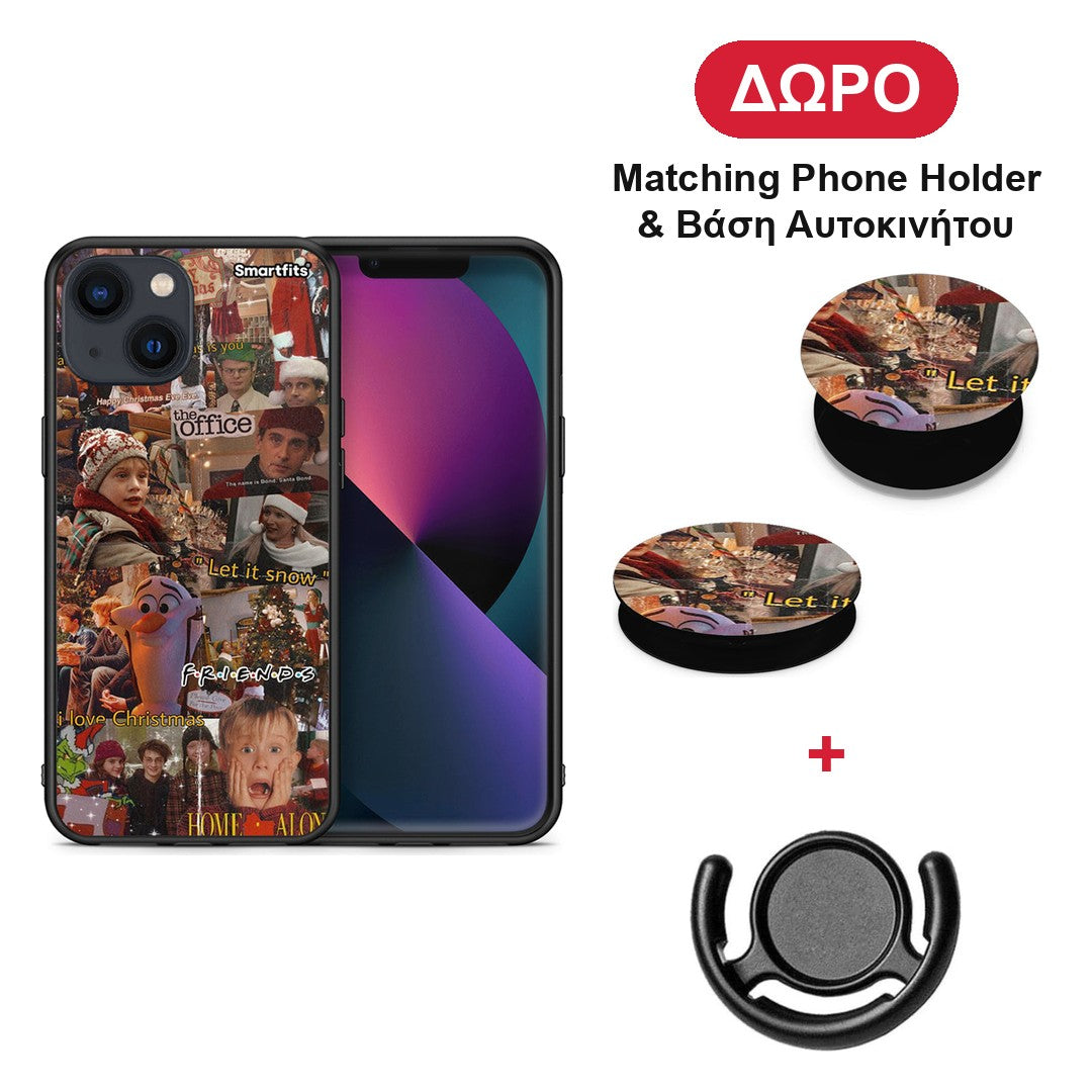Xmas Wishes - iPhone 13 θήκη + Δώρο Phone Holder & Βάση Αυτοκινήτου