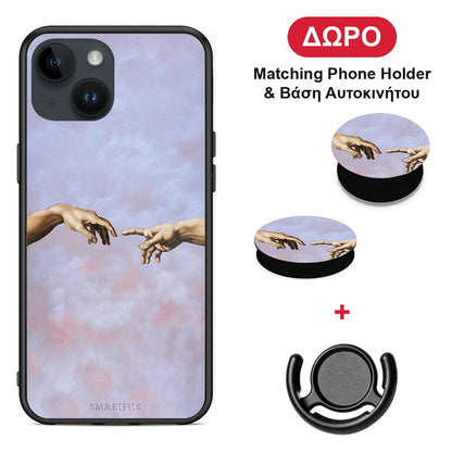 Adam Hand - iPhone 14 θήκη + Δώρο Phone Holder & Βάση Αυτοκινήτου