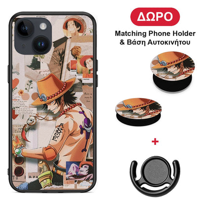 Anime Collage - iPhone 14 θήκη + Δώρο Phone Holder & Βάση Αυτοκινήτου