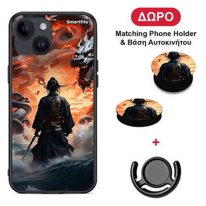 Dragons Fight - iPhone 14 θήκη + Δώρο Phone Holder & Βάση Αυτοκινήτου