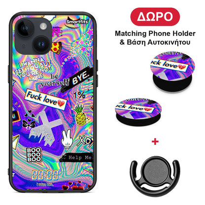 Game Over - iPhone 14 θήκη + Δώρο Phone Holder & Βάση Αυτοκινήτου
