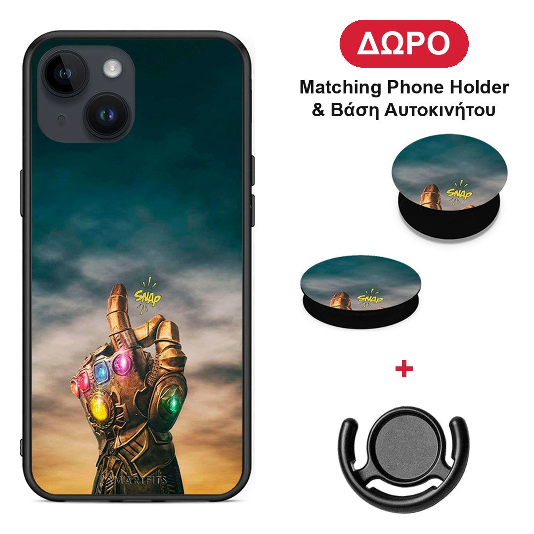 Infinity Snap - iPhone 14 θήκη + Δώρο Phone Holder & Βάση Αυτοκινήτου