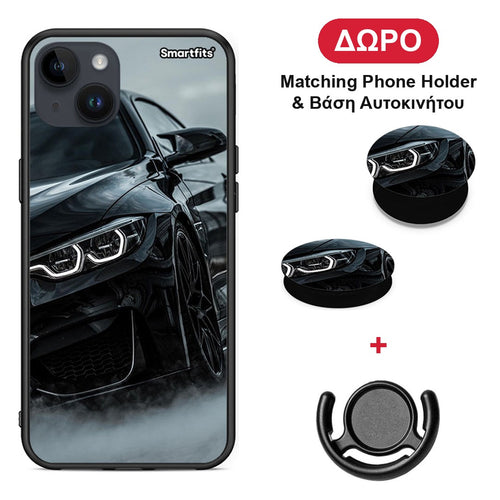 Black BMW - iPhone 14 Plus θήκη + Δώρο Phone Holder & Βάση Αυτοκινήτου