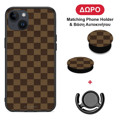 Designer Glamour - iPhone 14 Plus θήκη + Δώρο Phone Holder & Βάση Αυτοκινήτου