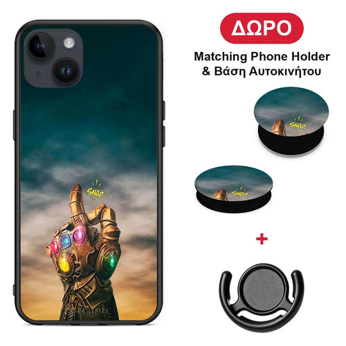 Infinity Snap - iPhone 14 Plus θήκη + Δώρο Phone Holder & Βάση Αυτοκινήτου