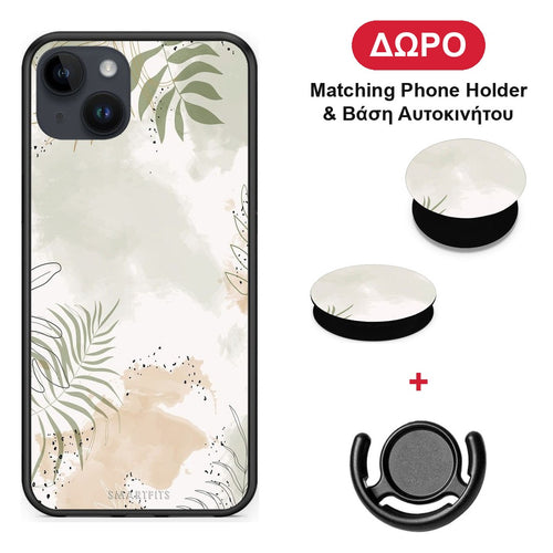 Nude Plants - iPhone 14 Plus θήκη + Δώρο Phone Holder & Βάση Αυτοκινήτου