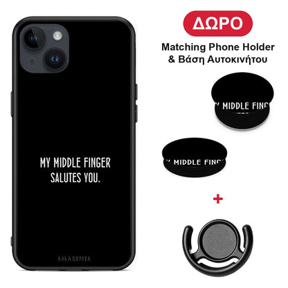 Salute - iPhone 14 Plus θήκη + Δώρο Phone Holder & Βάση Αυτοκινήτου