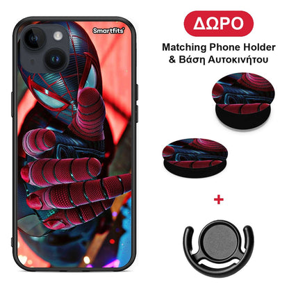 Spider Hand - iPhone 14 Plus θήκη + Δώρο Phone Holder & Βάση Αυτοκινήτου