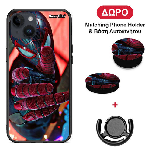 Spider Hand - iPhone 14 Plus θήκη + Δώρο Phone Holder & Βάση Αυτοκινήτου