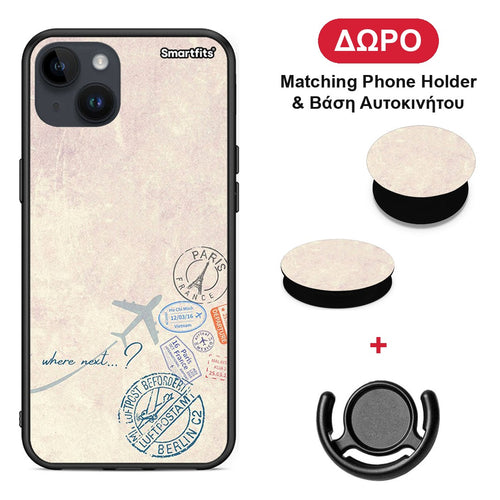 Where Next - iPhone 14 Plus θήκη + Δώρο Phone Holder & Βάση Αυτοκινήτου