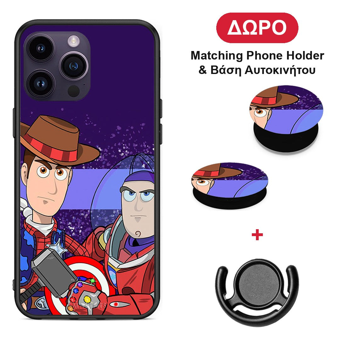 Infinity Story - iPhone 14 Pro θήκη + Δώρο Phone Holder & Βάση Αυτοκινήτου