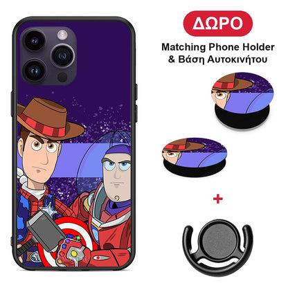 Infinity Story - iPhone 14 Pro θήκη + Δώρο Phone Holder & Βάση Αυτοκινήτου