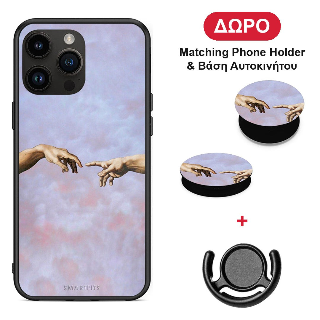 Adam Hand - iPhone 14 Pro Max θήκη + Δώρο Phone Holder & Βάση Αυτοκινήτου