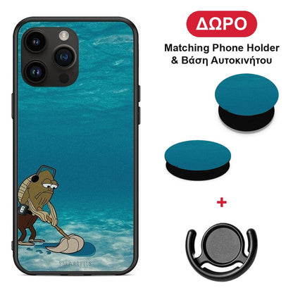 Clean The Ocean - iPhone 14 Pro Max θήκη + Δώρο Phone Holder & Βάση Αυτοκινήτου