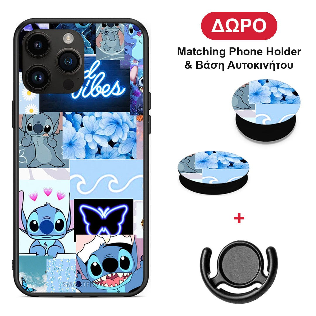 Collage Good Vibes - iPhone 14 Pro Max θήκη + Δώρο Phone Holder & Βάση Αυτοκινήτου