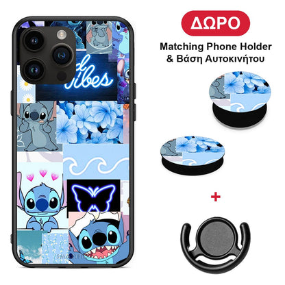Collage Good Vibes - iPhone 14 Pro Max θήκη + Δώρο Phone Holder & Βάση Αυτοκινήτου