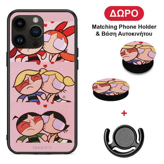 Puff Love - iPhone 14 Pro Max θήκη + Δώρο Phone Holder & Βάση Αυτοκινήτου
