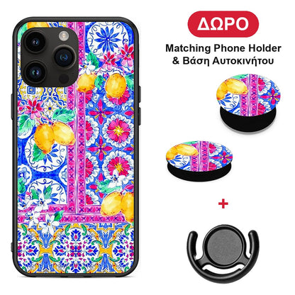 Retro Spring - iPhone 14 Pro Max θήκη + Δώρο Phone Holder & Βάση Αυτοκινήτου