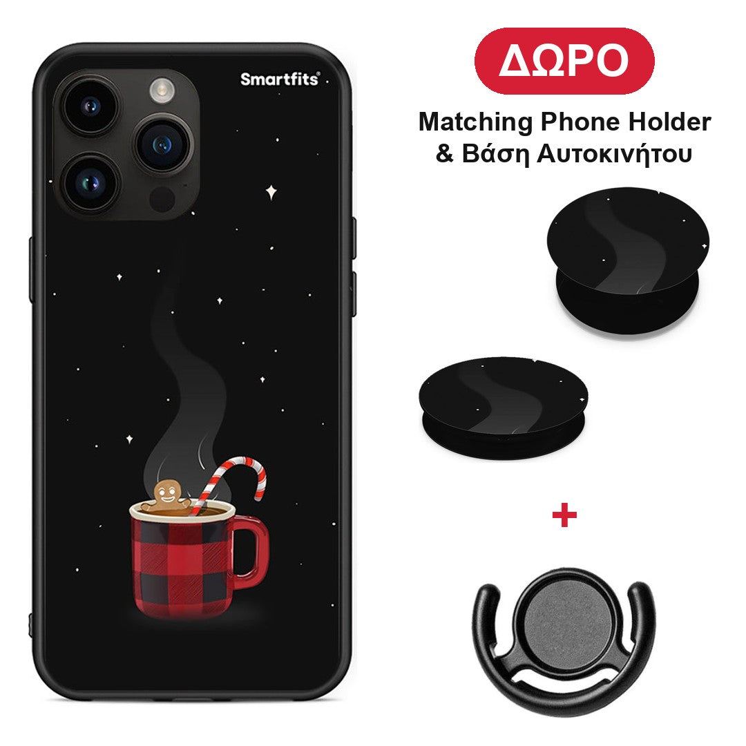 Xmas Bathing - iPhone 14 Pro Max θήκη + Δώρο Phone Holder & Βάση Αυτοκινήτου