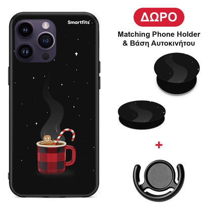 Xmas Bathing - iPhone 14 Pro θήκη + Δώρο Phone Holder & Βάση Αυτοκινήτου