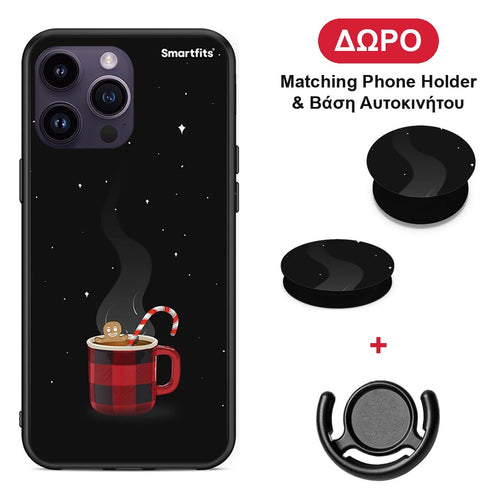 Xmas Bathing - iPhone 14 Pro θήκη + Δώρο Phone Holder & Βάση Αυτοκινήτου